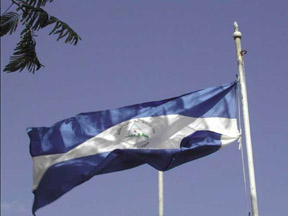 Nicaraguamarkierungsfahne